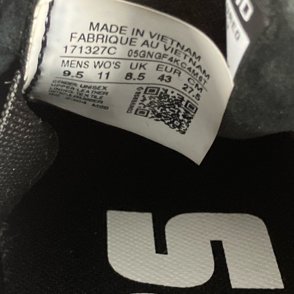 Converse One Star Pro Black & White Suede Skate Shoes m9.5,wo 11 - Picture 6 of 9